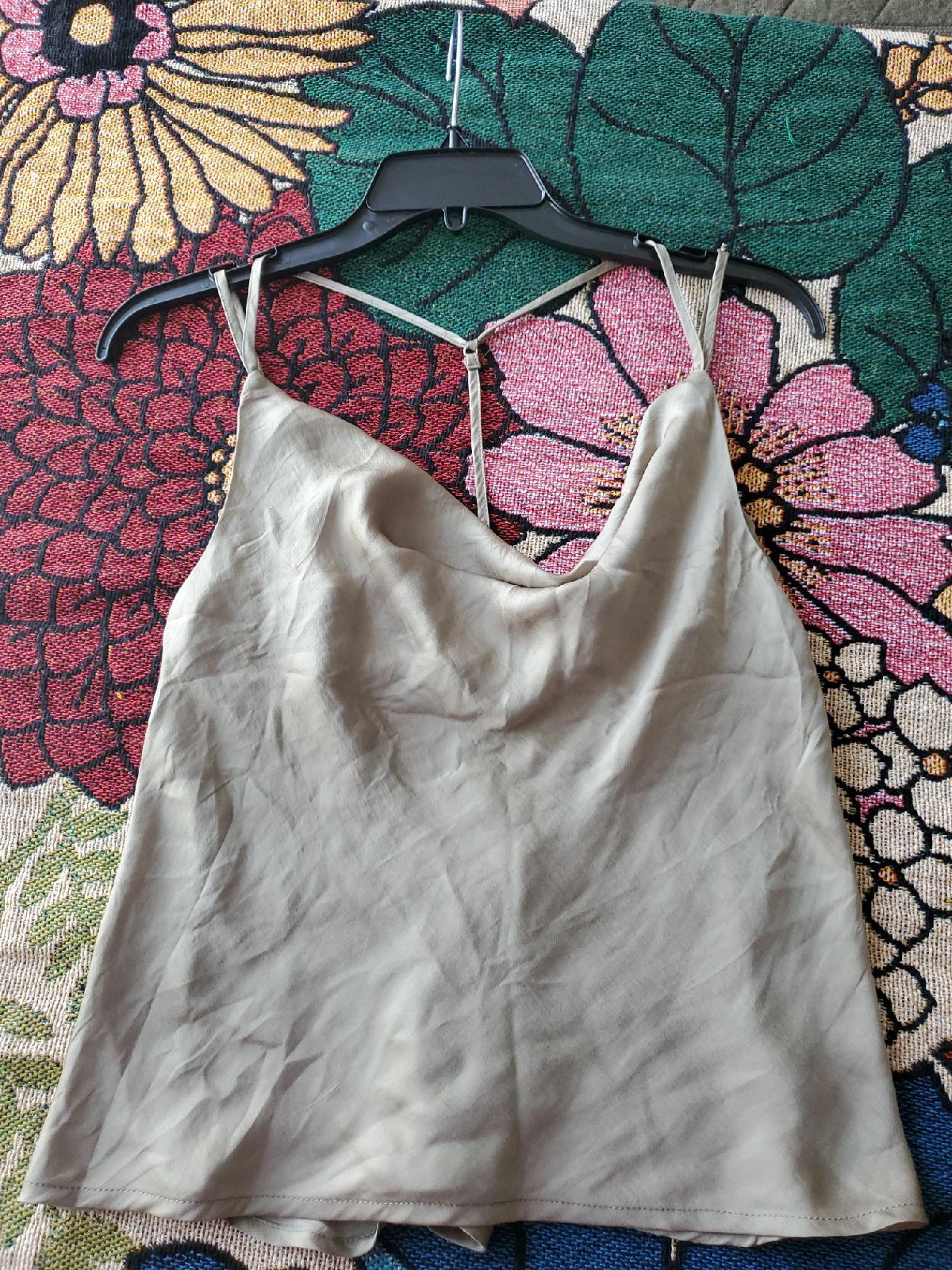 Cowl neck tank top