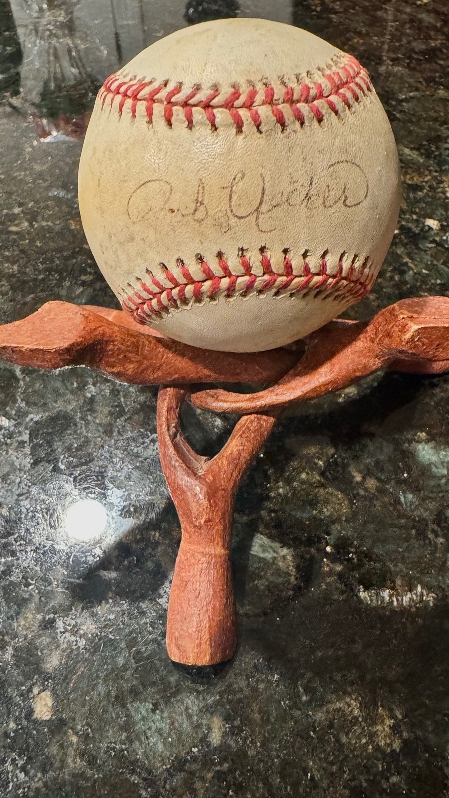 Signed Bob Uecker Baseball