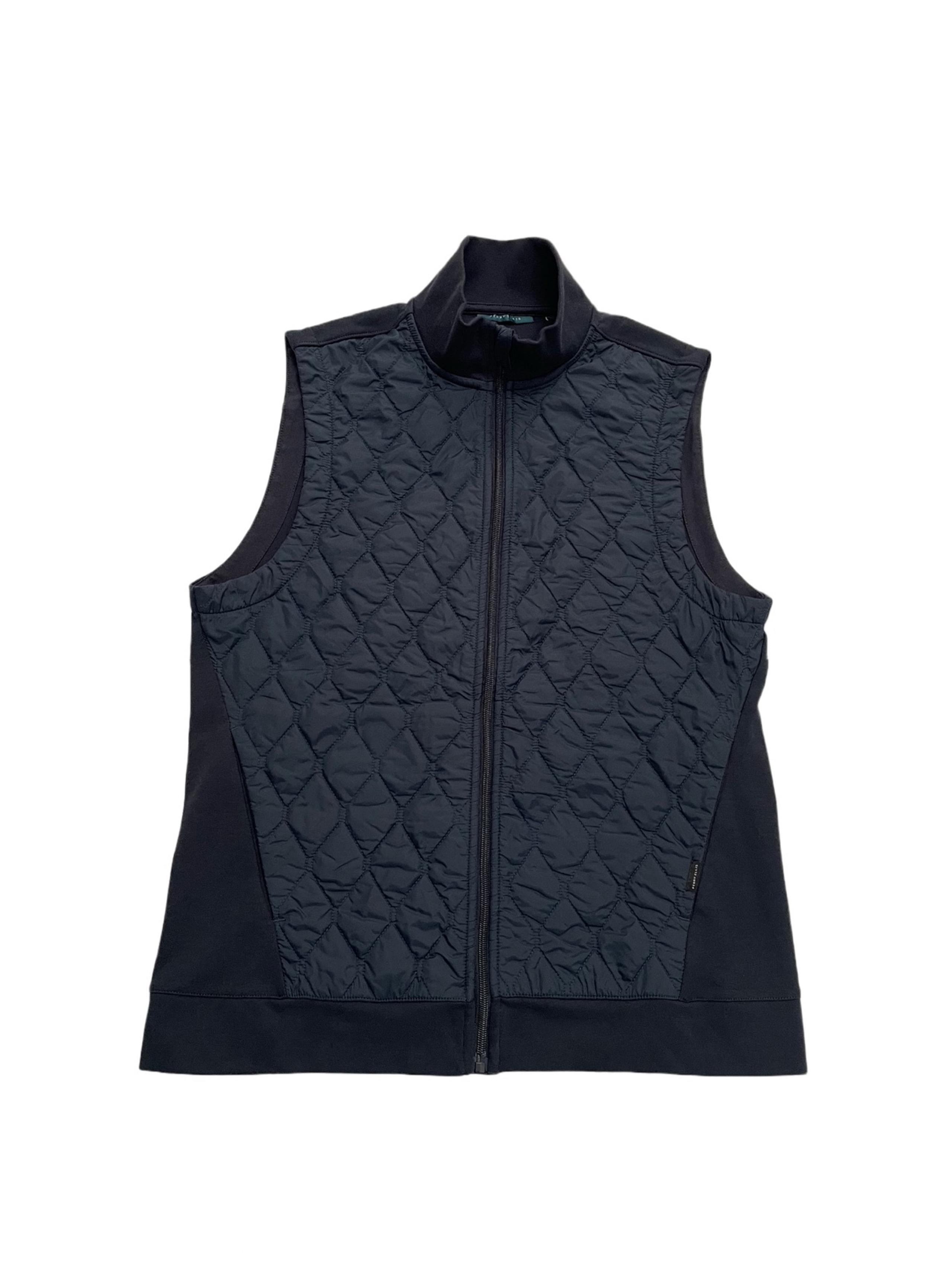 Perry Ellis Men's Navy Full Zip Puffer Vest Size:M