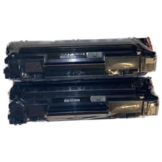 85A/CE285A Black Toner Cartridge Set of 2 for HP & Canon imageCLASS Printer, 2PK