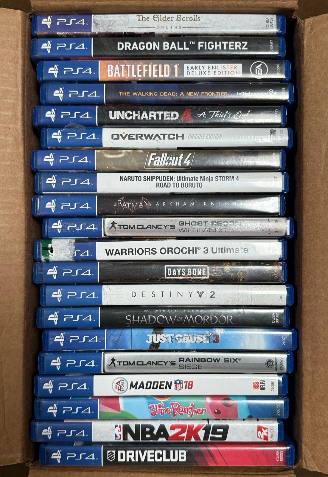 Lot of 20 PlayStation 4 Games