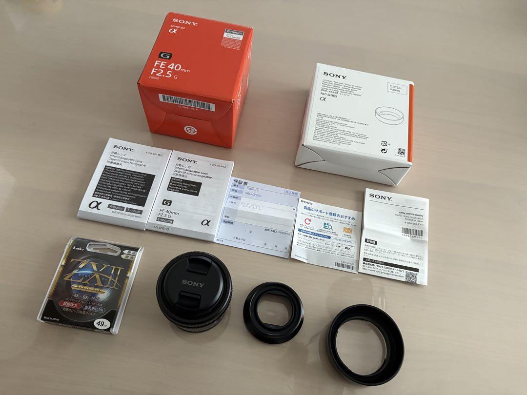 ブランド通販 f/2.5 40mm G Protector II ZX & ALC-SH165 & レンズ(単焦点)