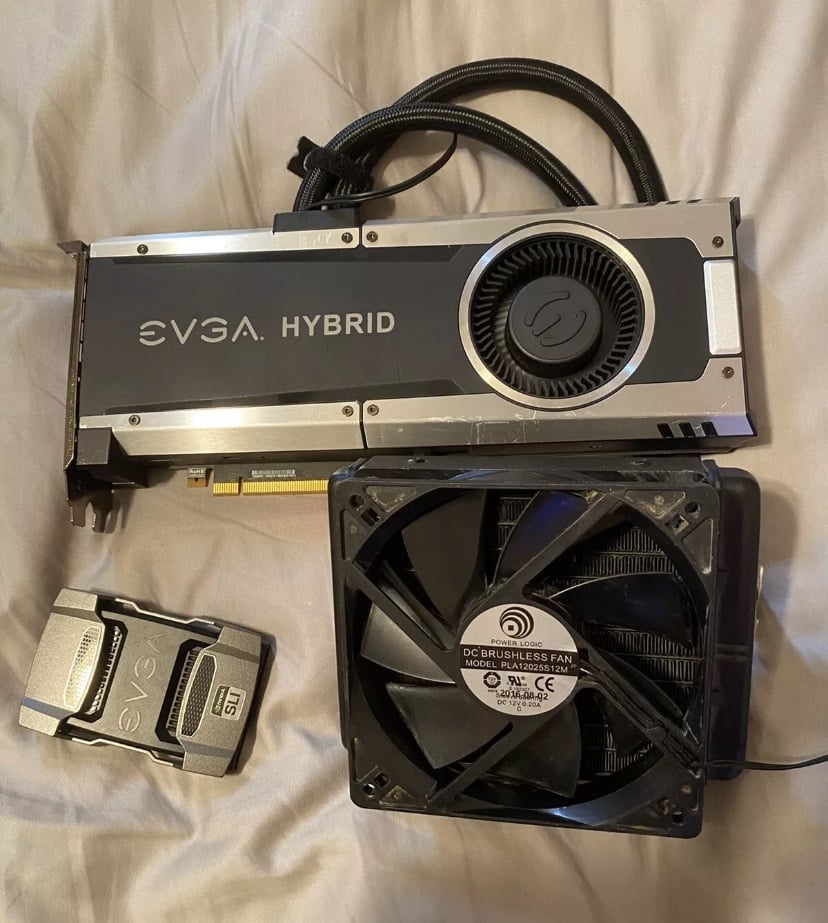 EVGA GeForce 1080 hybrid and sli bridge