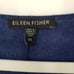 Eileen Fisher Tunic Sweater XS High Low Mohair Blend Long Sleeve Semi Sheer Blue
