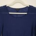 Eileen Fisher Tunic Sweater XS High Low Mohair Blend Long Sleeve Semi Sheer Blue