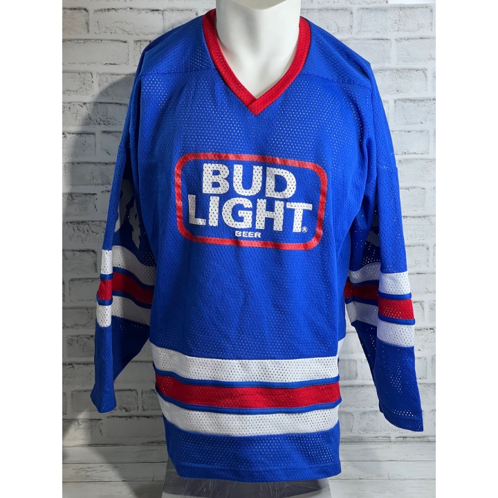 Vintage Bud Light Projoy Hockey Jersey XXL