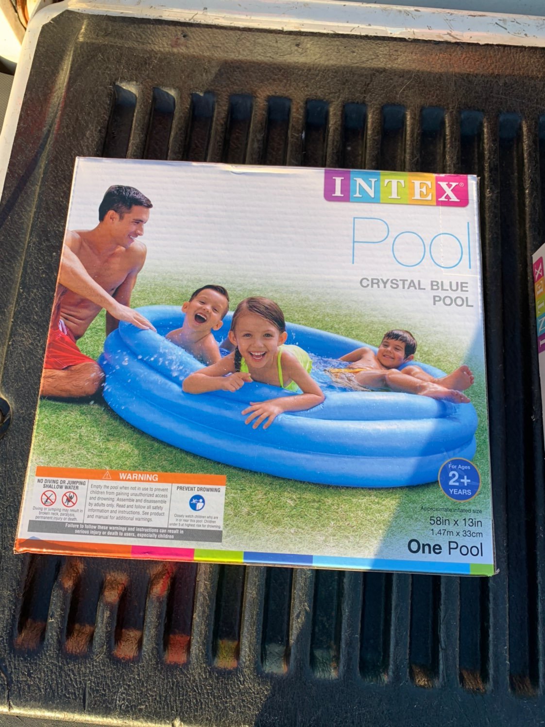Intex crystal pool