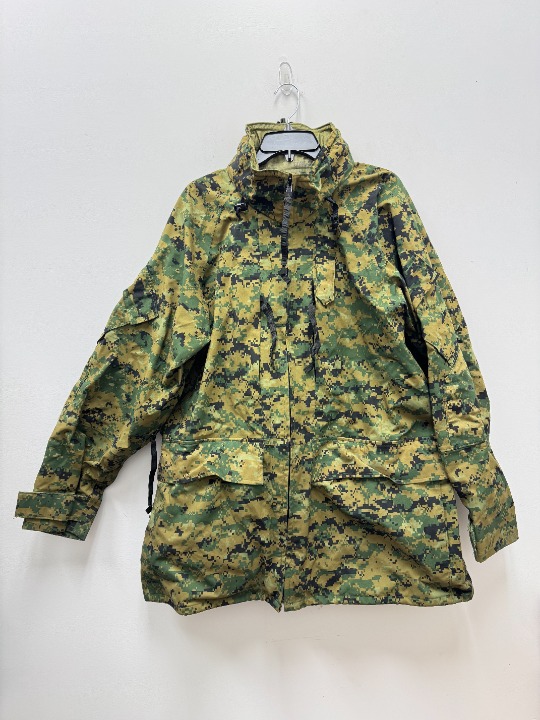 New Genuine Usmc Apecs Gore Tex Digital Marpat Cold Weather Parka - X-Large Long