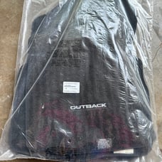 SUBARU OUTBACK BLACK CARPET FLOOR MAT SET #J505SAN000 (FITS 2020-2022)