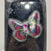 Vintage Lisa Frank butterfly planner 90's black glitter