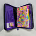 Vintage Lisa Frank butterfly planner 90's black glitter