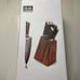 SHAN ZU Damascus Kitchen Knife Set, 7-Piece Professional Knife Sets for Chefs