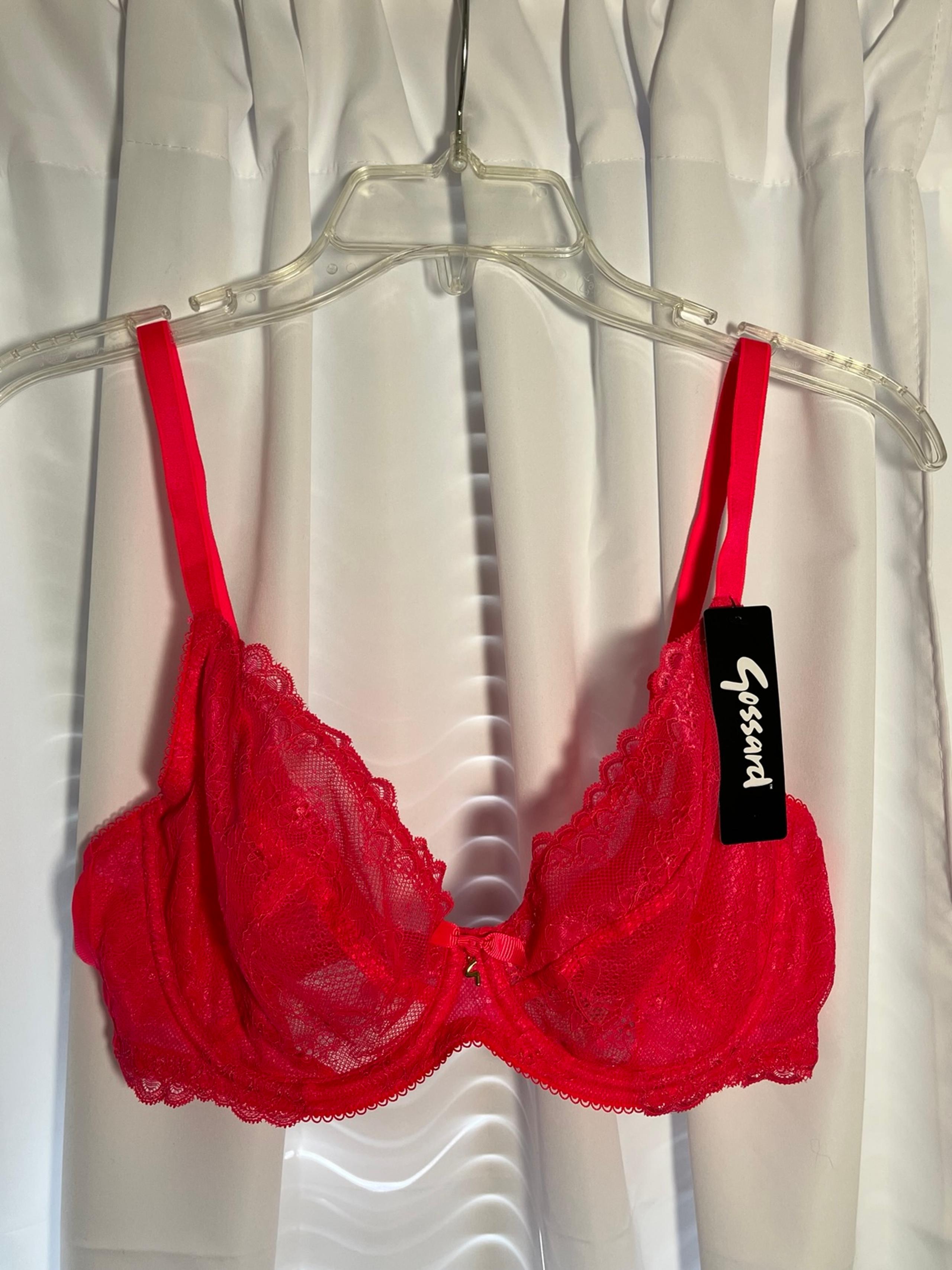 NWT GOSSARD Superboost Lace
Lace balconette bra in Diva Pink sz 36DD