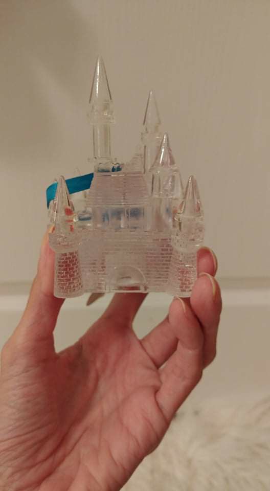 WALT DISNEY WORLD CINDERELLA CASTLE LIGHT UP ORNAMENT