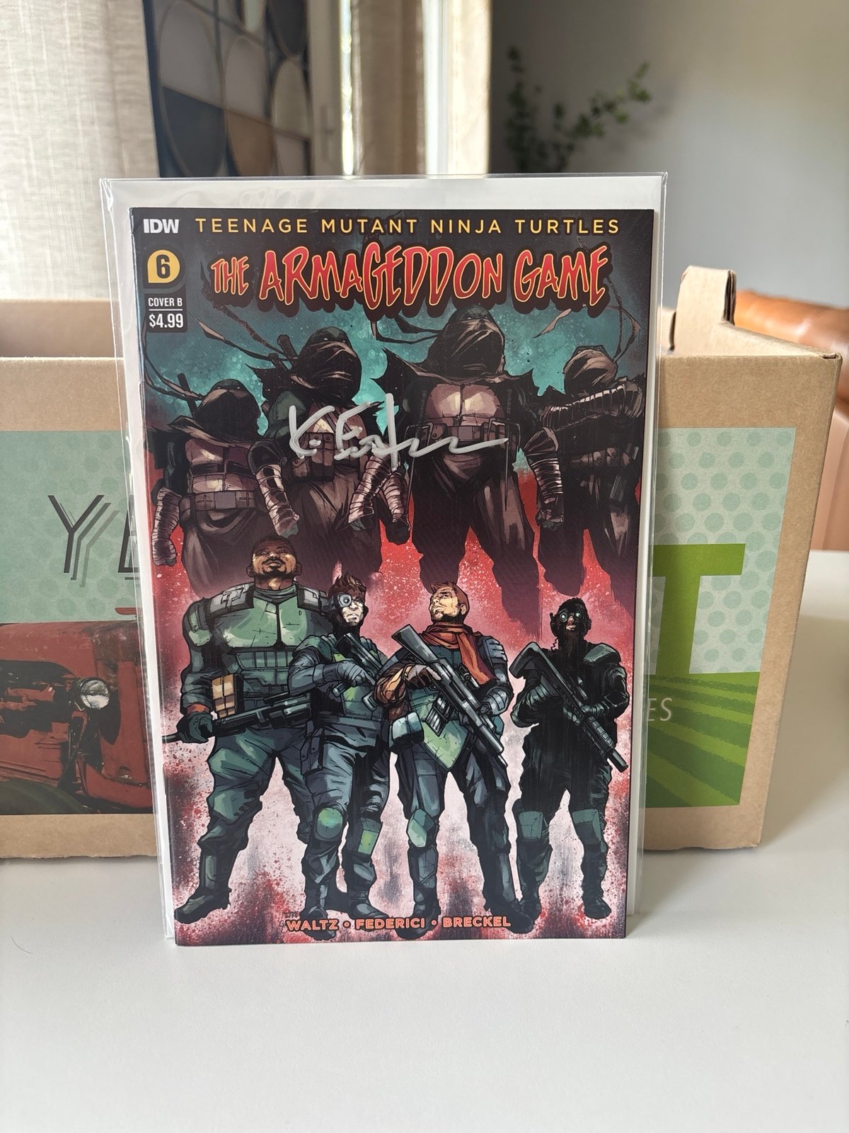 TMNT ARMAGEDDON GAME #6 Cover B *Signed w/COA*