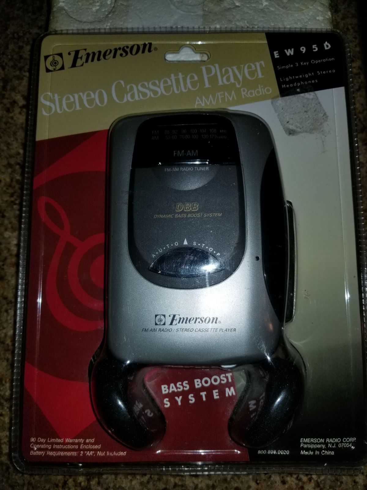 Emerson Stereo Cassette Player