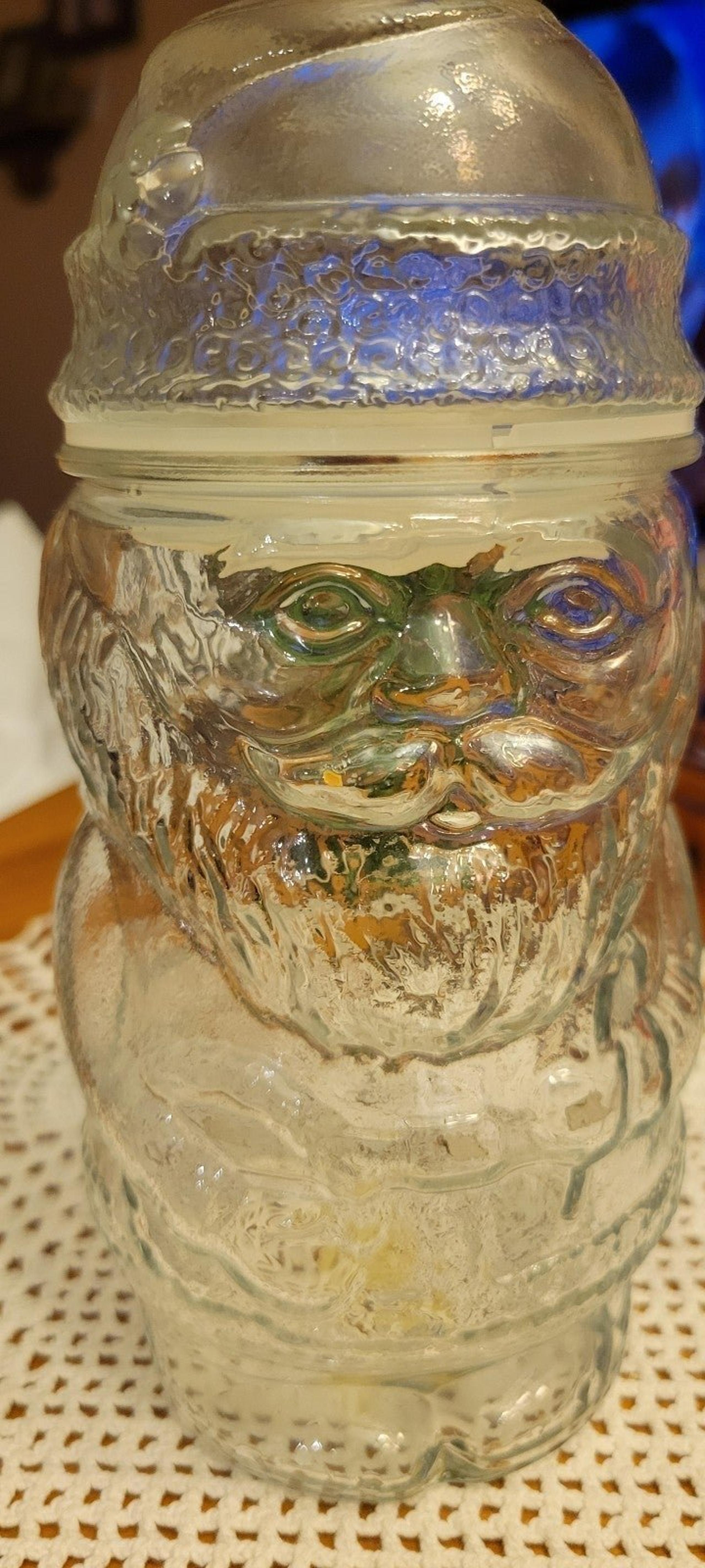 Libbey Glass santa