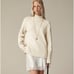 J. Crew Cotton Turtleneck Sweater Chunky Knit Cream Size Medium