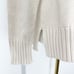 J. Crew Cotton Turtleneck Sweater Chunky Knit Cream Size Medium