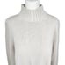 J. Crew Cotton Turtleneck Sweater Chunky Knit Cream Size Medium