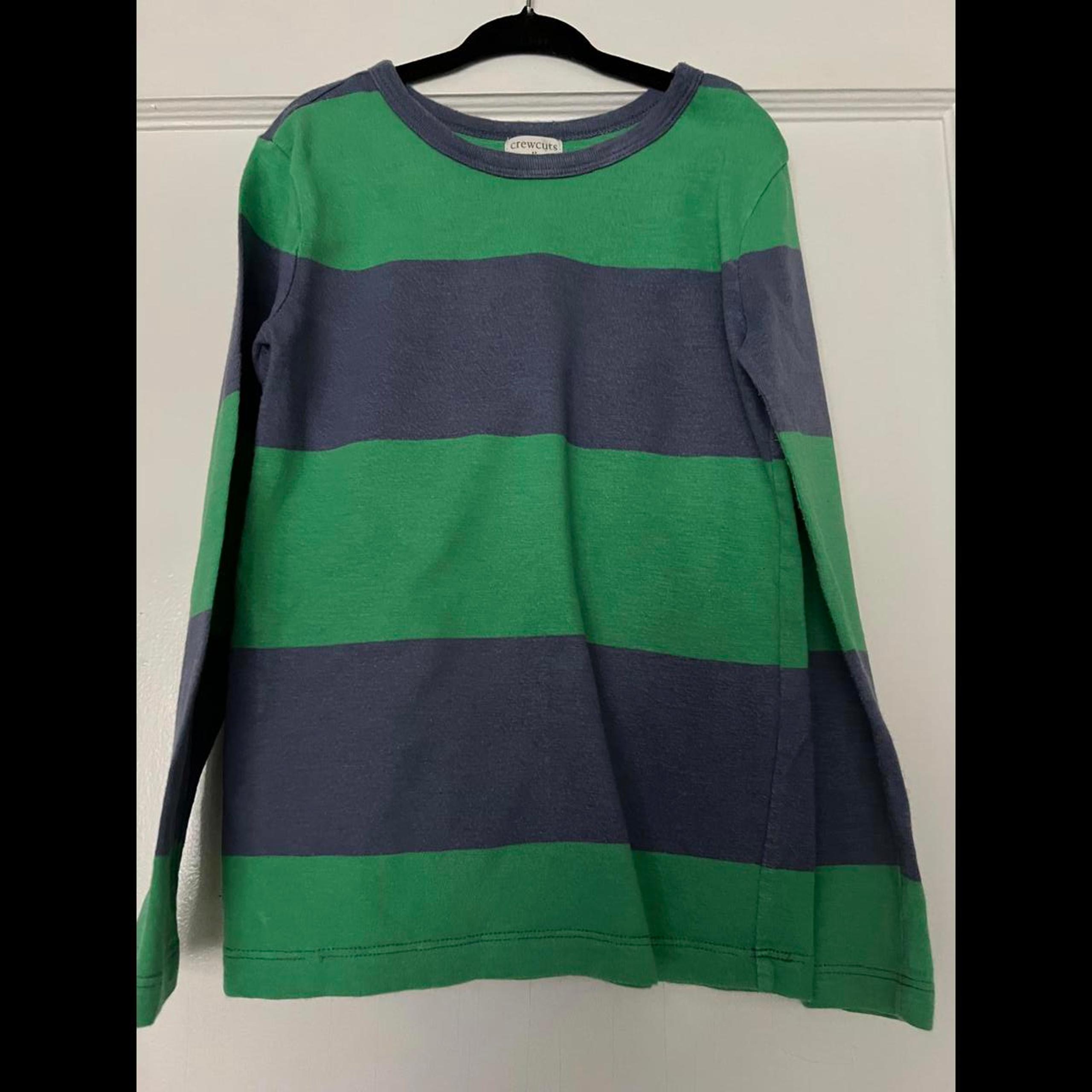 Crewcuts Striped Long Sleeve Shirt - Size 4-5