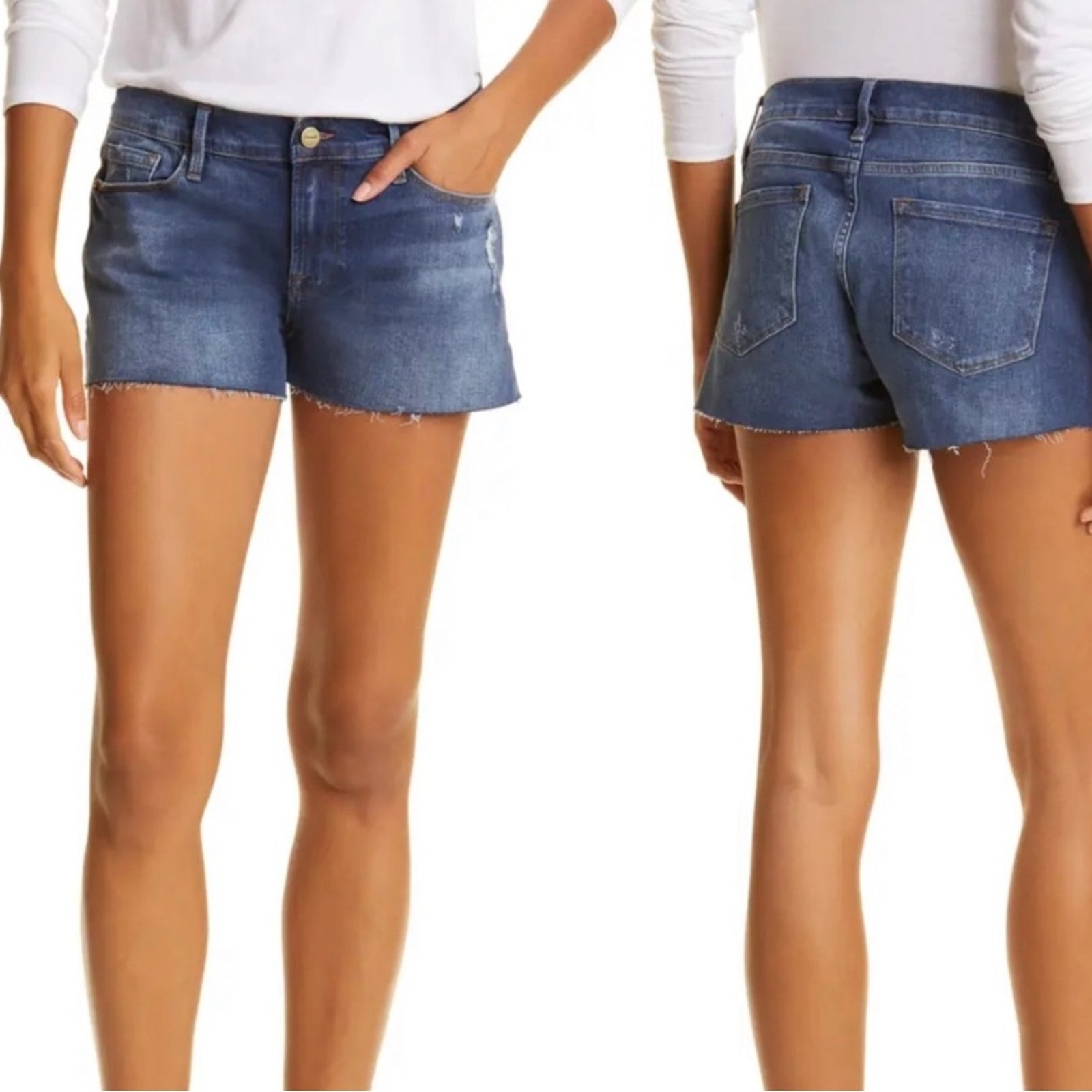 New Frame Le Cut Off Jean Shorts Size 32