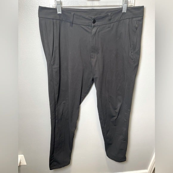 Lululemon Commission Pant Slim Warpstreme 32 Black Size 33