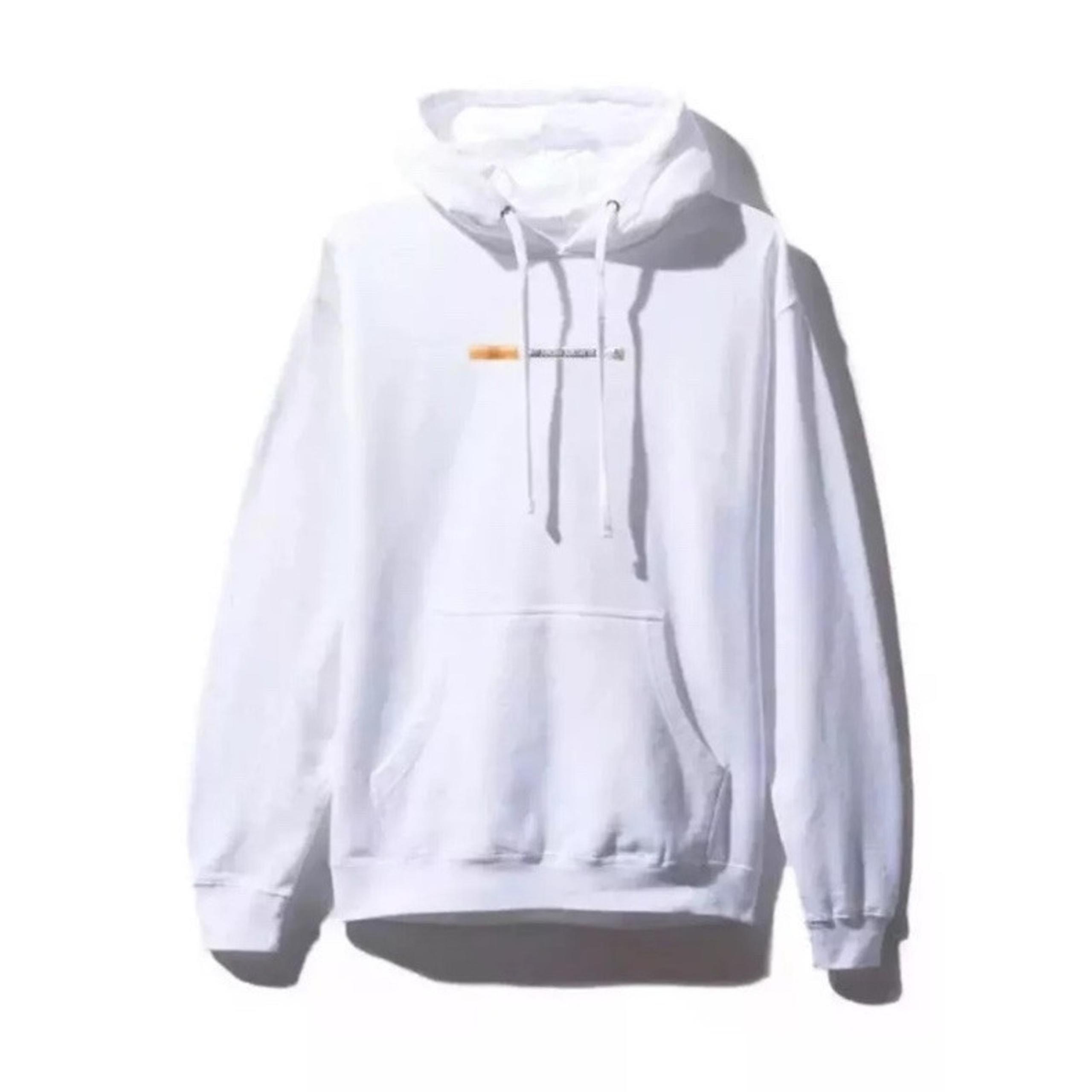 Anti-Social Social Club White Cigarette Pullover Hoodie Men’s Size XL