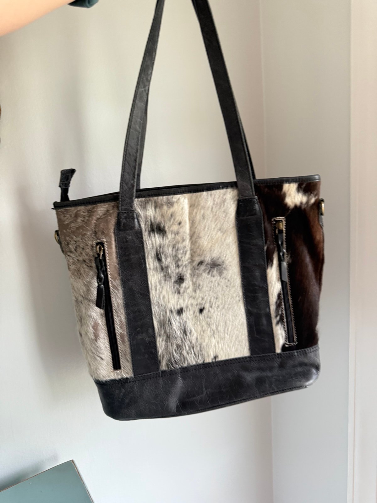 American Darling tote hair genuine leather bag