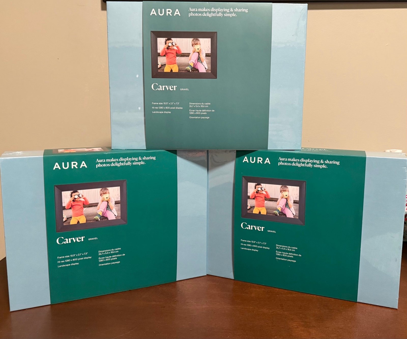 Auro Carver digital frame (3 of them)
