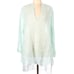 Eileen Fisher Organic Linen Tunic Top NWT L Aurora Mint Green Sheer Resort 258