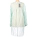 Eileen Fisher Organic Linen Tunic Top NWT L Aurora Mint Green Sheer Resort 258