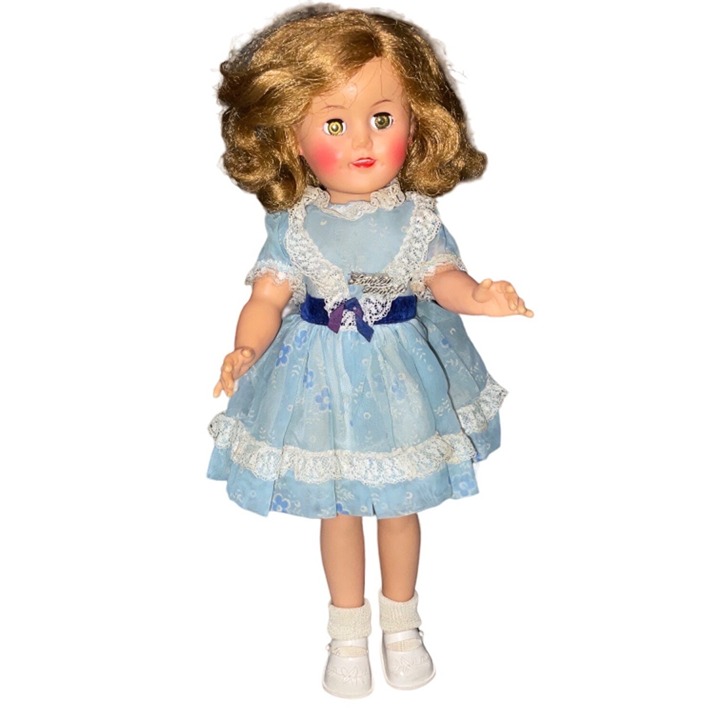 Shirley Temple Vinyl Doll Ideal ST-15 N 1972 Montgomery Ward Reissue Sleepy Eyes