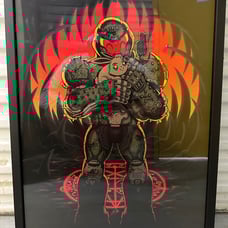 Doom Eternal Daisy And The Slayer Doomguy Poster Screen 18x24 Mondo #42/250