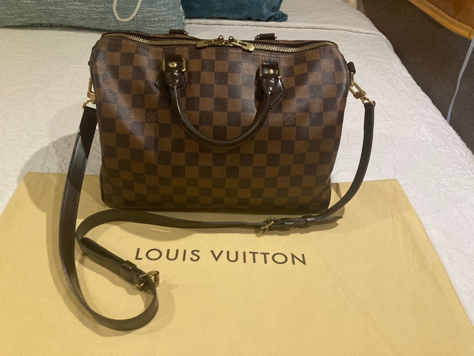 Louis Vuitton Speedy Bandouliere 30 Damier Ebene