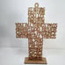 Wooden Cross Saint Teresa of Jesus Prayer First Communion Centerpiece. Baptism C