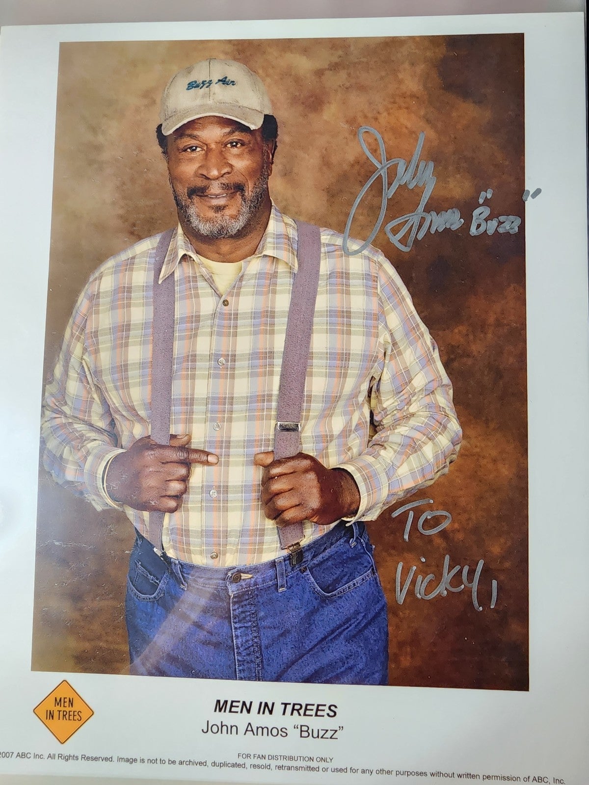 John Amos Autographed 8x10 Photo Good Times w/coa