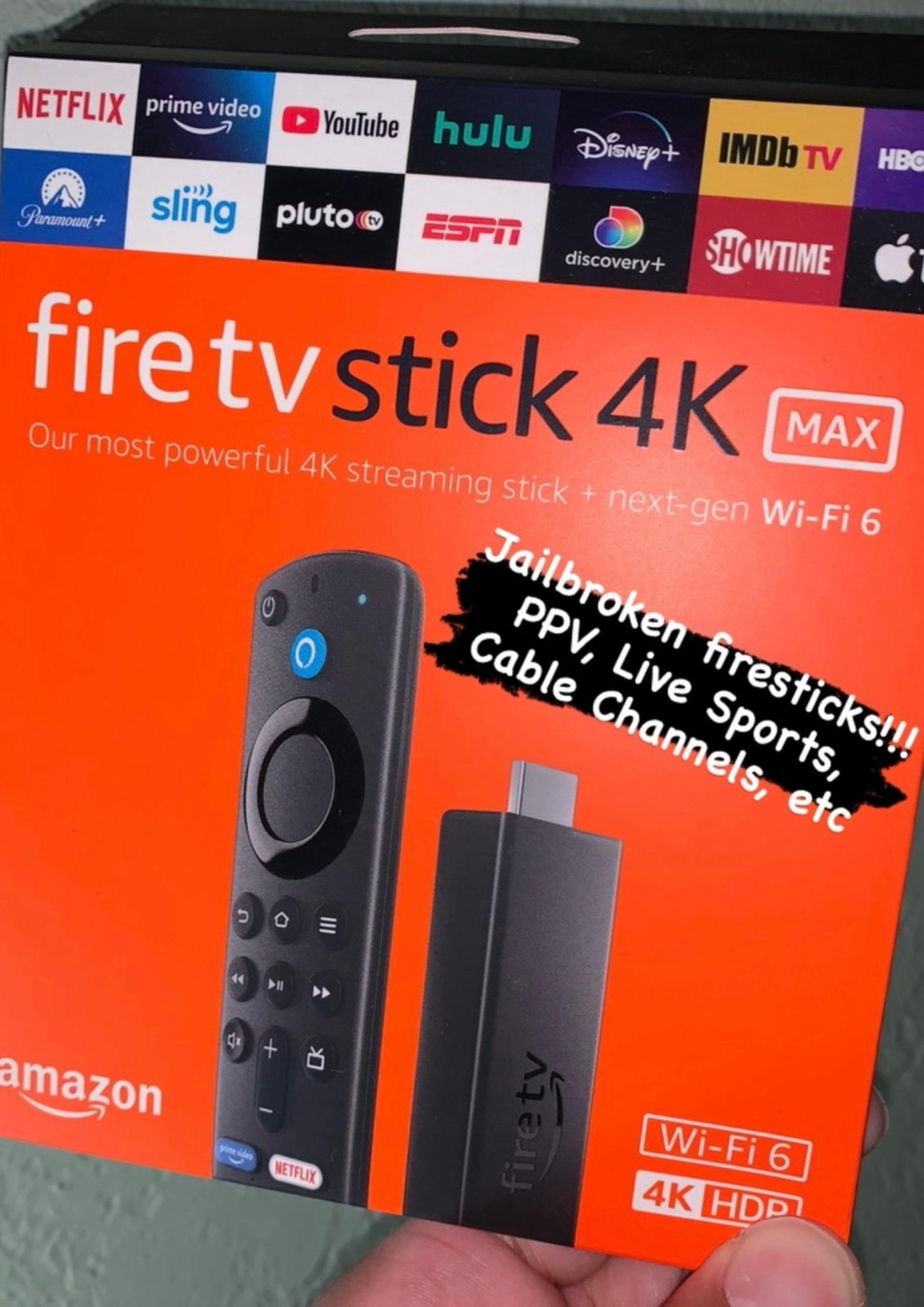 Firestick, watch ANYTHING! Message for details, thanks!