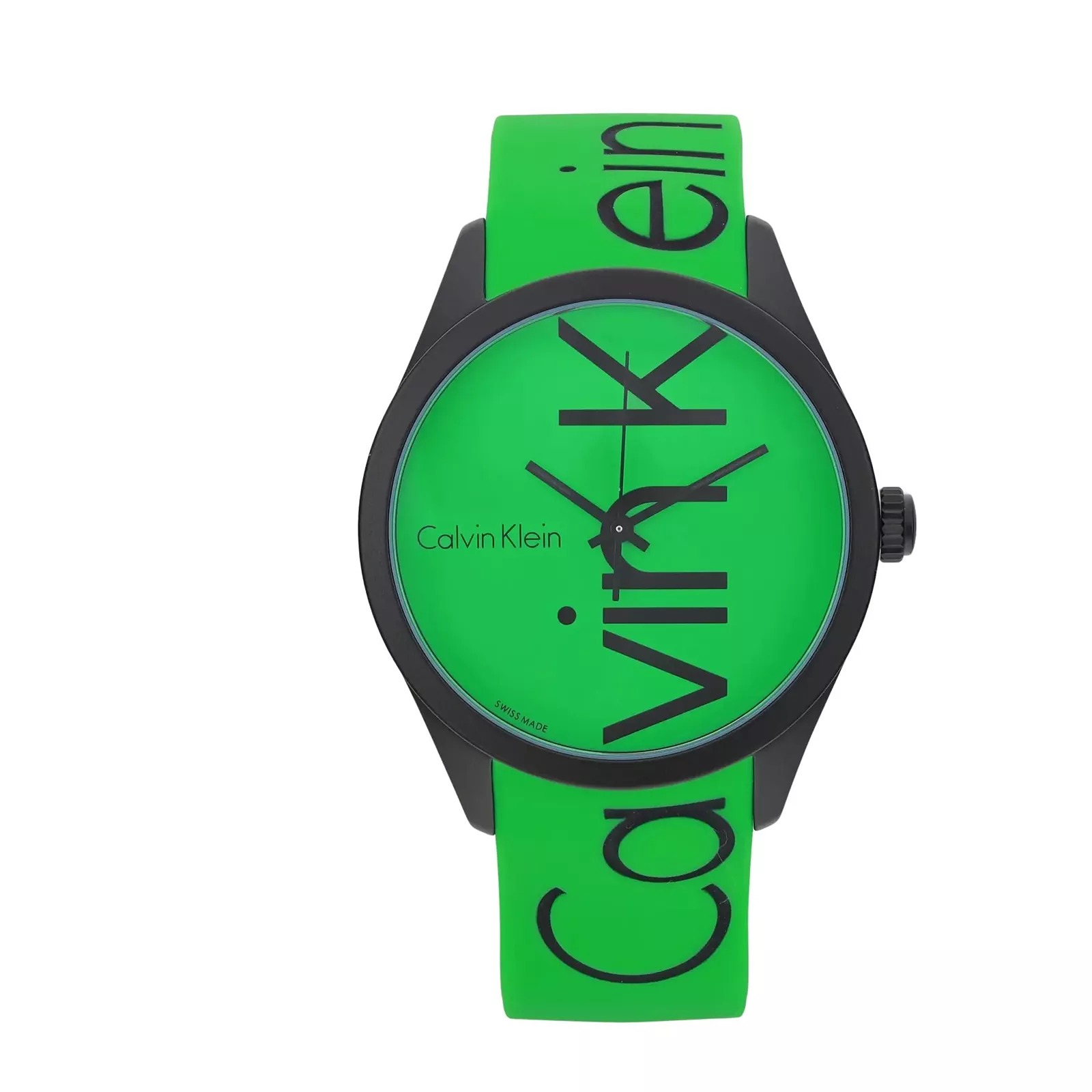 Calvin Klein 40mm Green And Black Dial Unisex Quartz Watch K5E51TWL