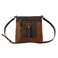 Myra Bag S- 7470 Crossroads Creek Leather & Hairon Crossbody Bag"