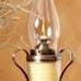 1 NEW 40-Hour Beeswax Hurricane Candle - Copper