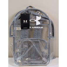 Adult UA Under Armour Transparent Clear School/Gym/Work Backpack 1352118-961