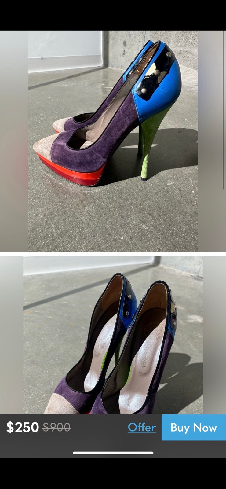 Authentic Versace Heels
