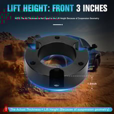 Toyota Truck 3 Front Leveling Lift Kit Spacer for 05-23 Tacoma, 03-23 4Runner,