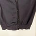 Tory Burch Small S Navy Blue Long Sleeve Crew Neck Cardigan Sweater Merino Wool
