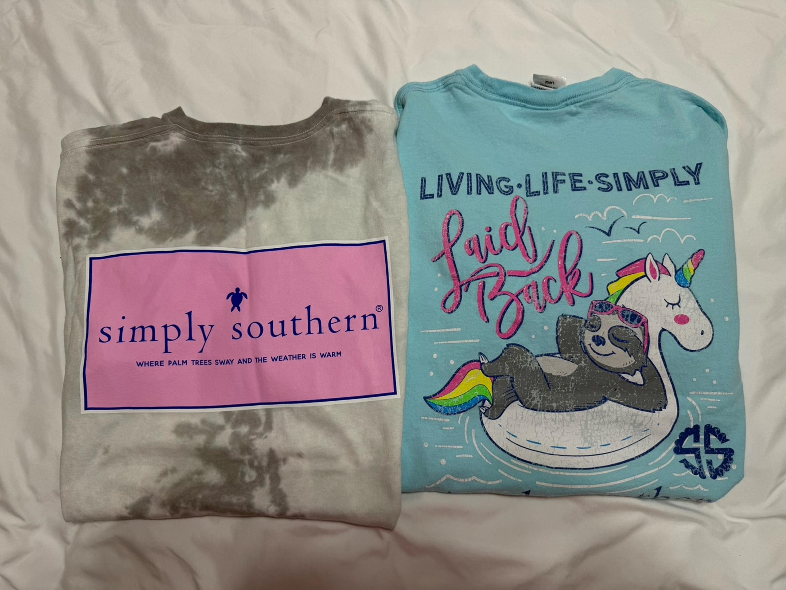 Simply Southern shirts lot of 2