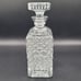 Crystal Liquor Decanter Diamond Cut With Glass Stopper