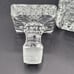 Crystal Liquor Decanter Diamond Cut With Glass Stopper
