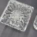 Crystal Liquor Decanter Diamond Cut With Glass Stopper