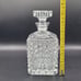 Crystal Liquor Decanter Diamond Cut With Glass Stopper